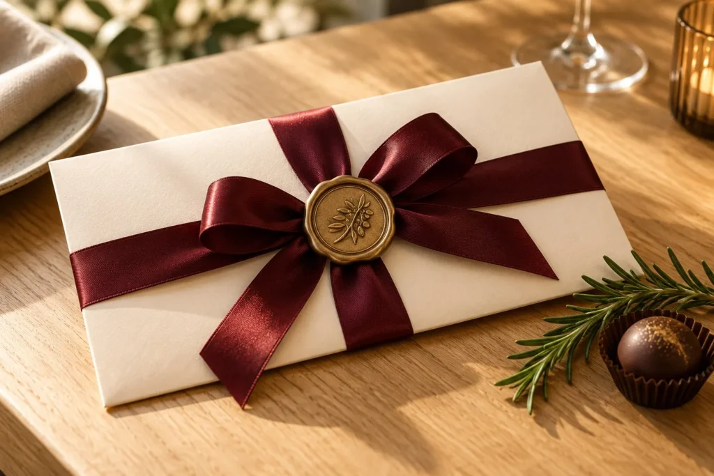 Bon cadeau du restaurant