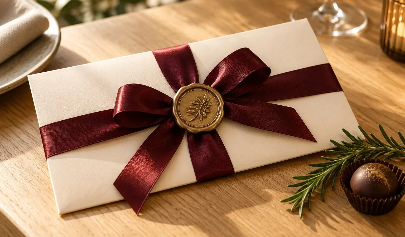 Bon cadeau du restaurant