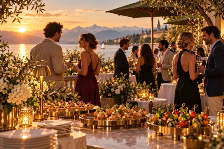 Apéritif dînatoire en terrasse