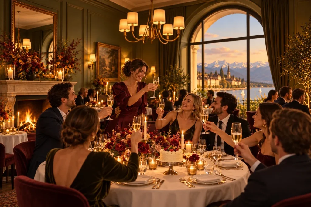 Fête privée au salon