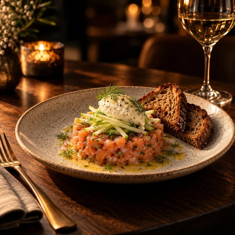 Tartare de truite du Léman